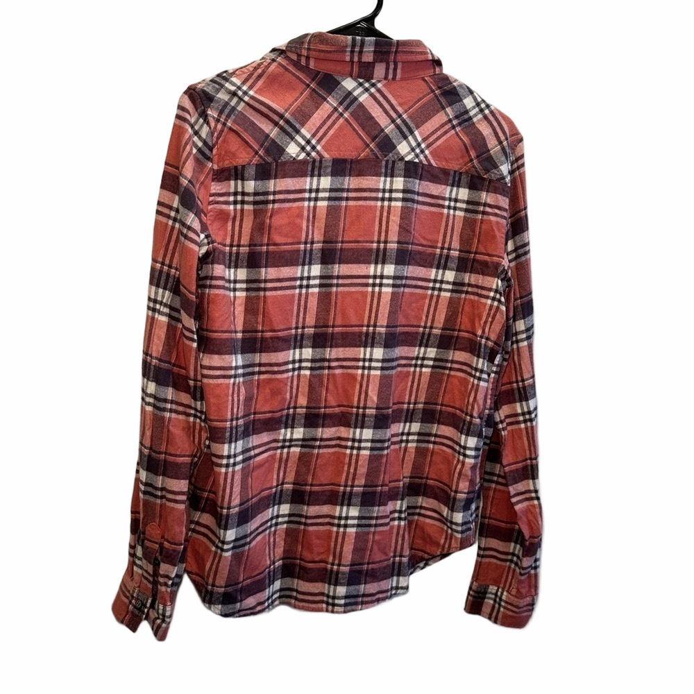 PAIGE Plaid Canyon Rose & Graystone Button Down Shirt Small Style 1986805-3093 - Picture 6 of 11